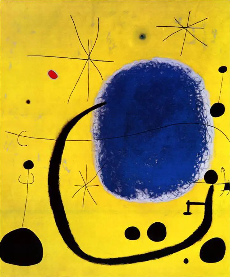 L'Oro dell' Azzurro in Detail Joan Miro